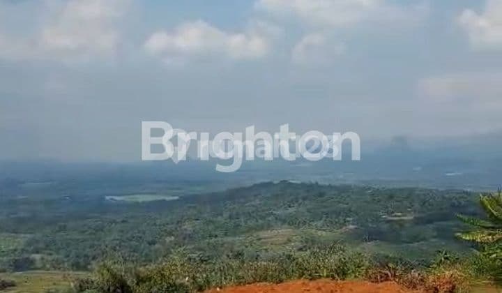Tanah dengan View Spektakuler di Bogor.