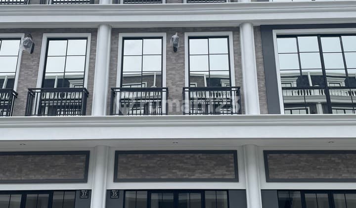 Disewakan Ruko Modern Harvard Pik2 Kawasan Educity Siap Huni