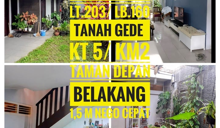Kopo Permai Rumah Usaha 5 Menit ke Jalan Kopo Raya Bebas Banjir di Bawah Pasar