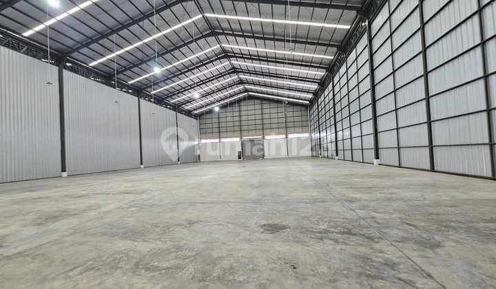 Disewakan Gudang Baru 1260m2 Teluk Naga Jalan Utama Akses Terbaik Pakir Luas Container 40 Feet
