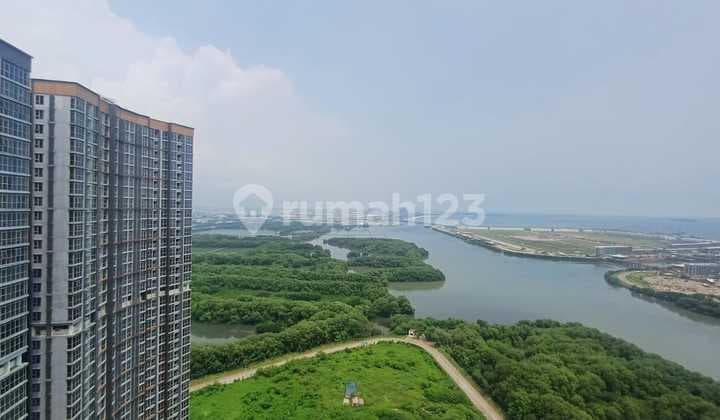 Dijual apartemen gold coast pik 3br +1 bagus view laut free pakir