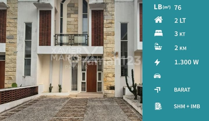 Villa 2 Lantai Daerah Wisata di Permata Panderman Batu