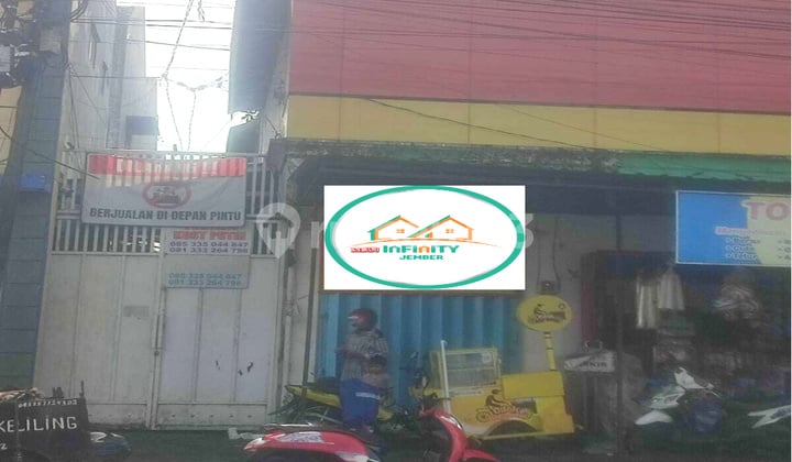 Disewakan Ruko 2 Lantai Pinggir Jalan Dekat Unej