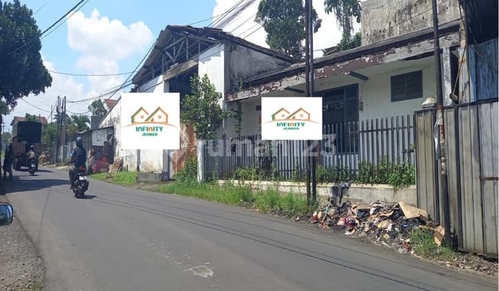 Disewakan Gudang Tengah Kota Pinggir Jalan