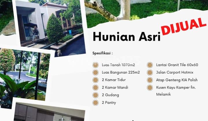 Rumah Kebun Nan Asri Akses Mudah Nempel BSD