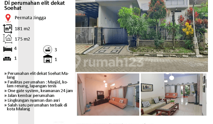 Axjj Rumah di Permata Jingga Dekat Suhat Dan Kampus Brawijaya