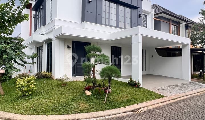 Rumah Baru Modern Klasik Bangunan Mandiri di Cluster BSD Nusaloka