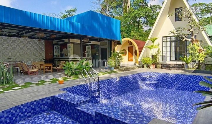Aesthetic & Scenic Villa with Mount Merapi View, Harjobinangun, Pakem, DIY