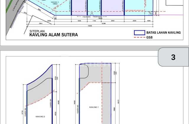FOR RENT COMMERCIAL LOT ALAM SUTERA SERPONG SOUTH TANGERANG