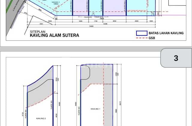 DISEWAKAN KAVLING KOMERSIAL ALAM SUTERA SERPONG TANGERANG SELATAN