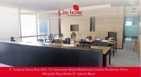 Disewakan Kantor Modern Soho Capital Luas 120M² Siap Huni dan Siap Kerja