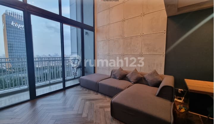 Disewakan Neo Soho Residences Mezzanine, 2 KM, Furnished Lengkap, Jakarta Barat