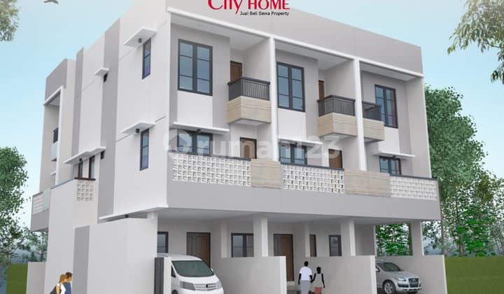 Rumah Baru 3 Lantai Dekat Cp & Ta - Taman Ratu