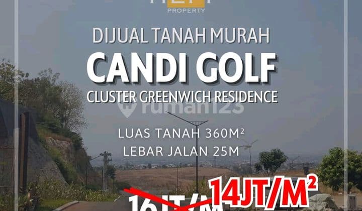 Tanah Di Cluster Greenwich Candigolf Semarang