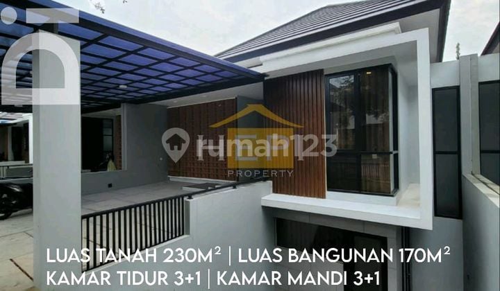 Rumah Mewah Full Furnished Di Hillago Bsb City Semarang View Danau Bsb