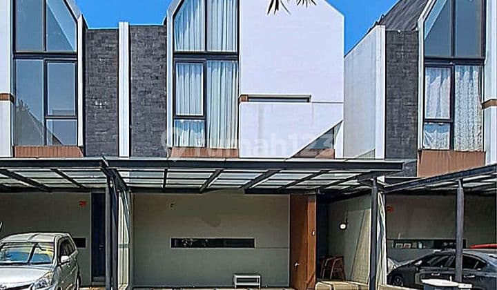 Rumah Bagus Desain Modern Scandinavian 2 Carport Lokasi Bagus