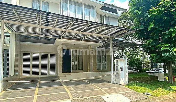 Rumah Modern Minimalis Di Hoek Siap Huni Bagus Ada Taman Shm