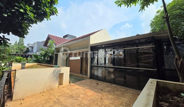 Rumah Nyaman Row Jalan Lebar di Puri Bintaro Sektor 9 Dalam Cluster Security 24 Jam Bebas Banjir
