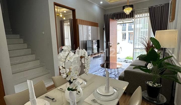 Rumah Minimalis Full Furnished 2 Lantai di Cherry Field Buah Batu