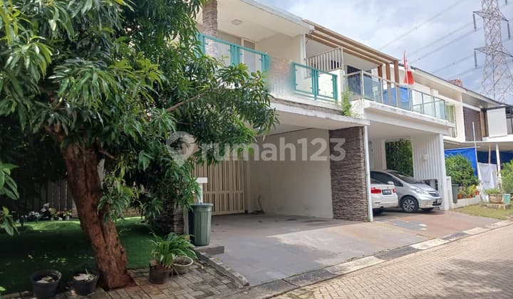 for sale house unik modern strategis di kebayoran village, bintaro jaya