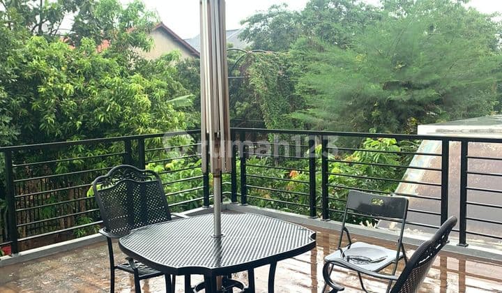 jual cepat rumah mewah ada rooftop bagus kebayoran residance, bintaro jaya