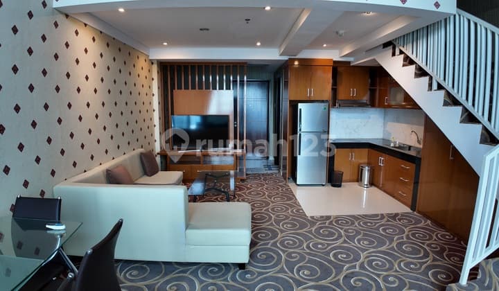 Apartemen Neo Soho Central Park Furnish bisa Hunian & Office 90M2 Mezanine