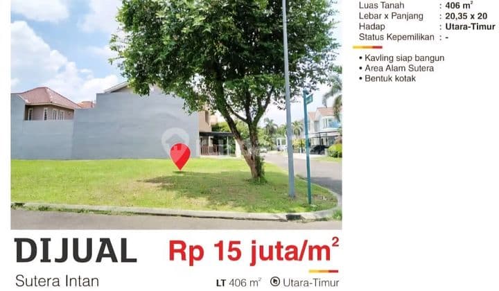 Kavling Siap Bangun @ Cluster Intan