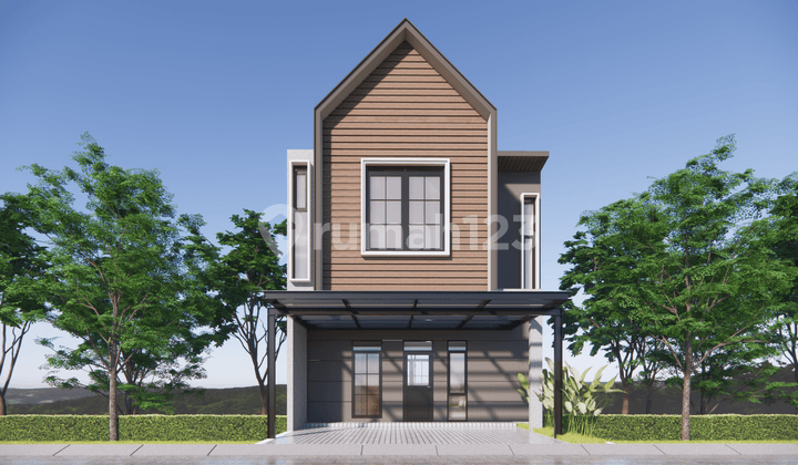 Villa SHM 100 m2 Setiabudi, Bandung villa tropis dago 3 hanya 15 menit ke jalan merdeka Bandung