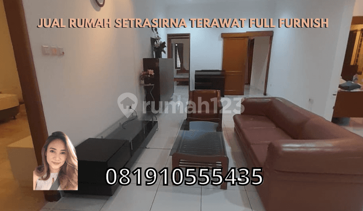 Jual Rumah Setrasirna Terawat Full Furnish