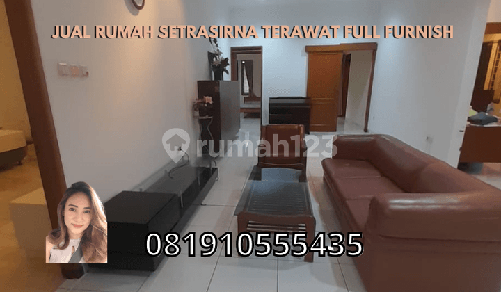 Jual Rumah Setrasirna Terawat Full Furnish