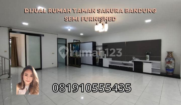 Dijual Rumah Taman Sakura Bandung Semi Furnished