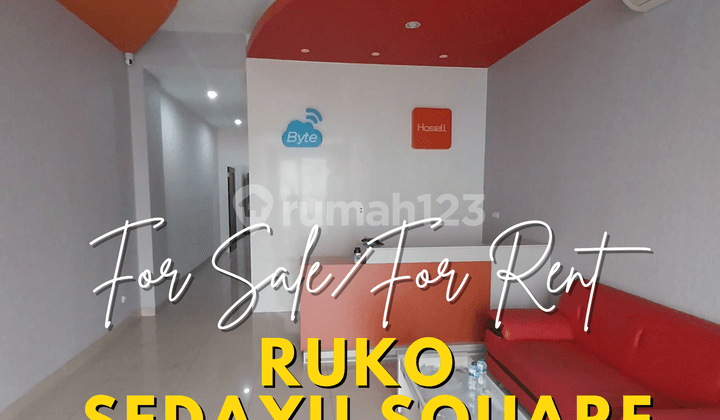 Disewa Rukan Sedayu Square Hoek Sudah Renovasi Rapi