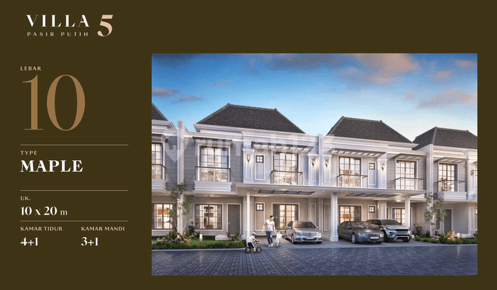 Rumah Eksklusif 2 Lantai Villa Pasir Putih Residence di Pik 2