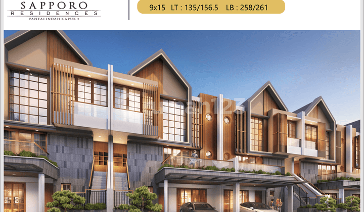 Exclusive 3-Story Sapporo Residence Home in PIK 2