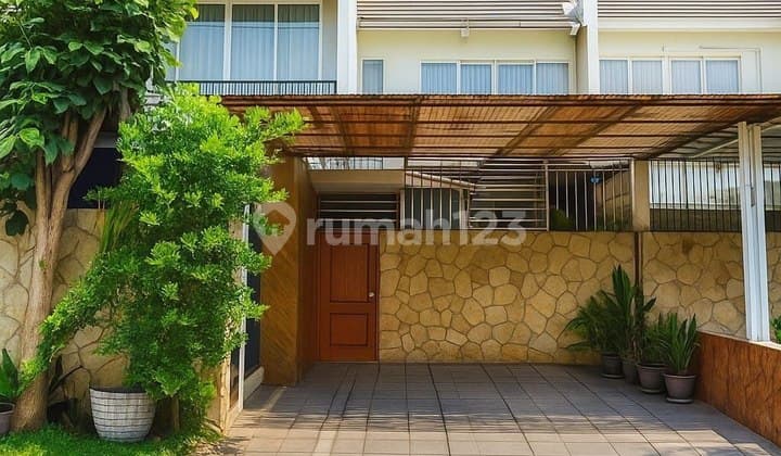 Rumah Forest Mansion, Cluster Tropical Strategis, Siap Huni, Row Jalan 2.5 Mobil