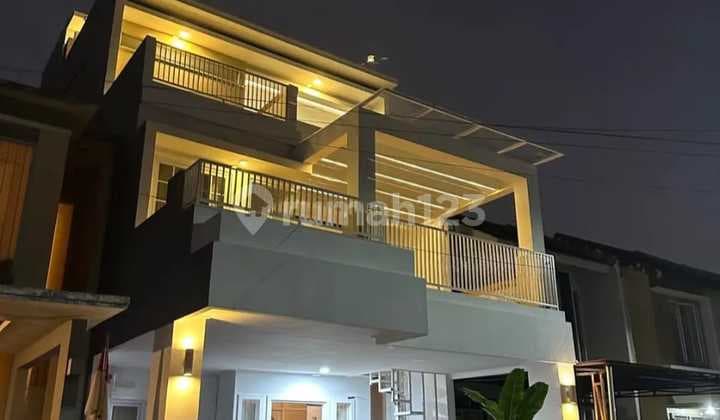 RUMAH NYAMAN MINIMALIS MODERN 4 LANTAI SIAP HUNI DI ANTAPANI RESIDENCE BANDUNG