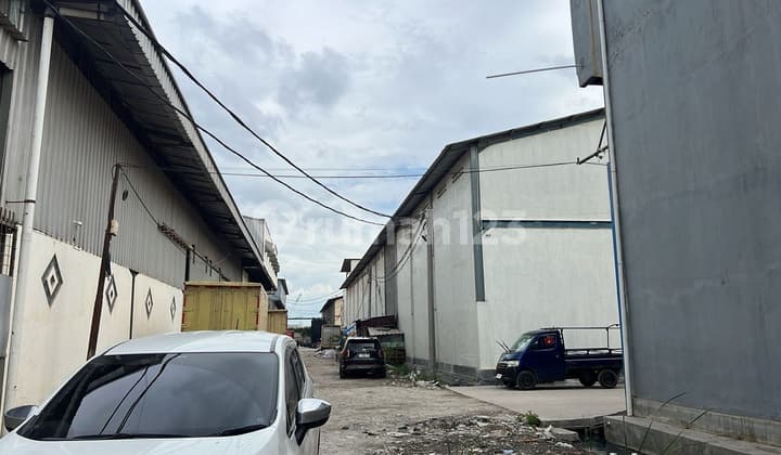 Tanah Kosong Siap Bangun Dipergudangan Pantai Indah Dadap Akses Kontainer 40 Feet Izin Industri