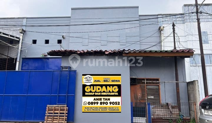 Gudang Izin Industri n Bebas Banjir di Sentra Kosambi, Tangerang