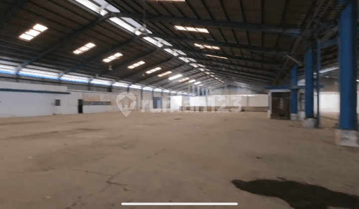 Gudang Bagus Di Jatake Tangerang Siap Pakai Izin Industri Akses Kontainer 40 Feet