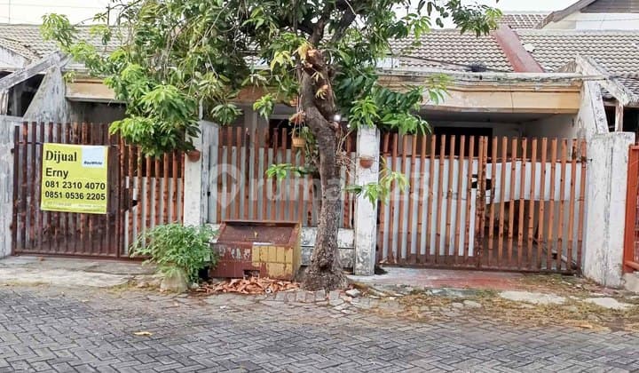 Rumah HITUNG TANAH !!! di Kutisari Indah Utara Surabaya Selatan, Luas 198 m2, Hadap Utara, SHM