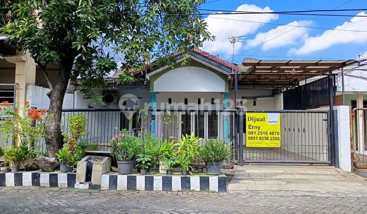 Rumah di Kutisari Indah Utara Surabaya Selatan, Bagus + Terawat, Row Jalan Lebar, Siap Huni.. Disewakan Juga !!!