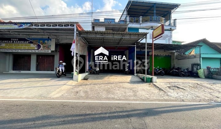 Rumah Dan Ruang Usaha Area Ramai Dekat Bandara Solo Boyolali