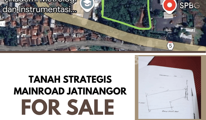DIJUAL (Turun harga) Tanah strategis Mainroad Jatinangor