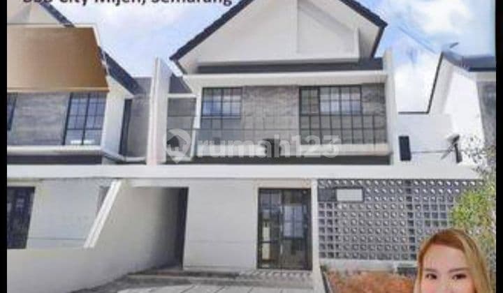 Rumah baru minimalis tengah kota Semarang siap huni dekat KIC dekat tol disewakan di The miles BSB City Ngaliyan Semarang barat