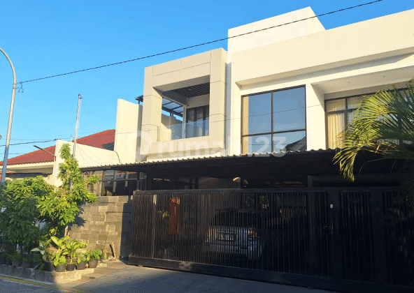 Butuh Cepat Laku Rumah 2lt Mewah Modern Minimalis Semi Furnished, Nirwana Eksekutif Blok Cc Surabaya Timur