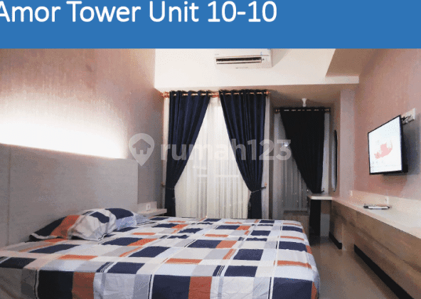 Disewakan Apartemen Studio Furnished New Bagus Tower Amor, Pakuwon City Mall , Surabaya Timur