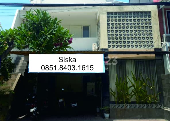 Dijual rumah Gayung kebonsari pinggir jalan raya cocok untuk Usaha