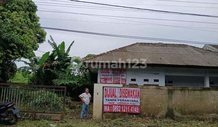 Jual Tanah 400 m2 bonus rumah di Rangkasbitung, pinggir jalan dan pinggir jalan tol