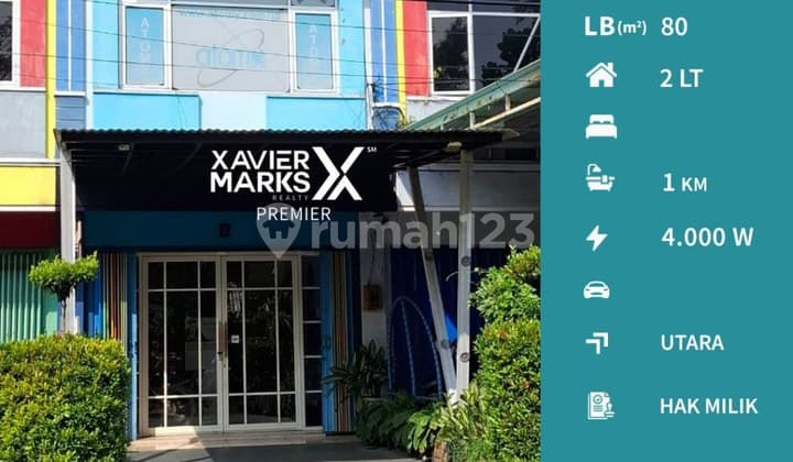 Ruko 2 Lantai Kawasan Ramai di Simpang Panji Suroso Malang