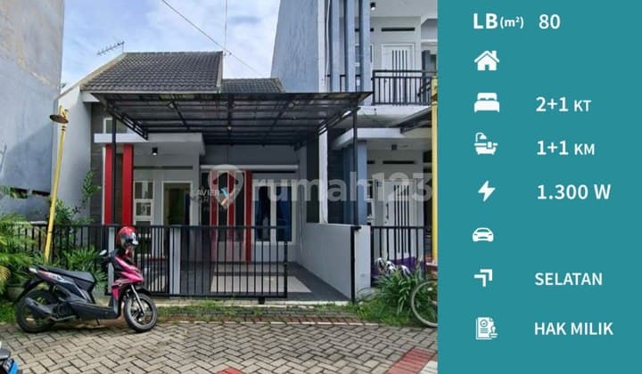 Rumah Minimalis Selangkah ke Pusat Kota di Cengger Ayam Malang